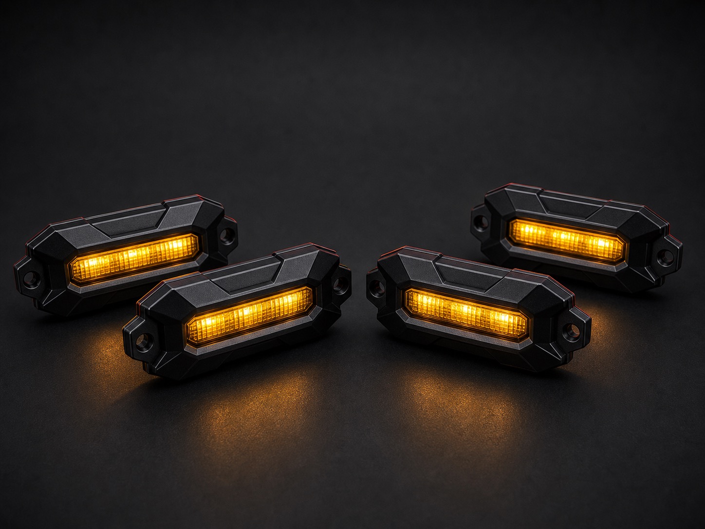 Luzes Amarelas de Grade