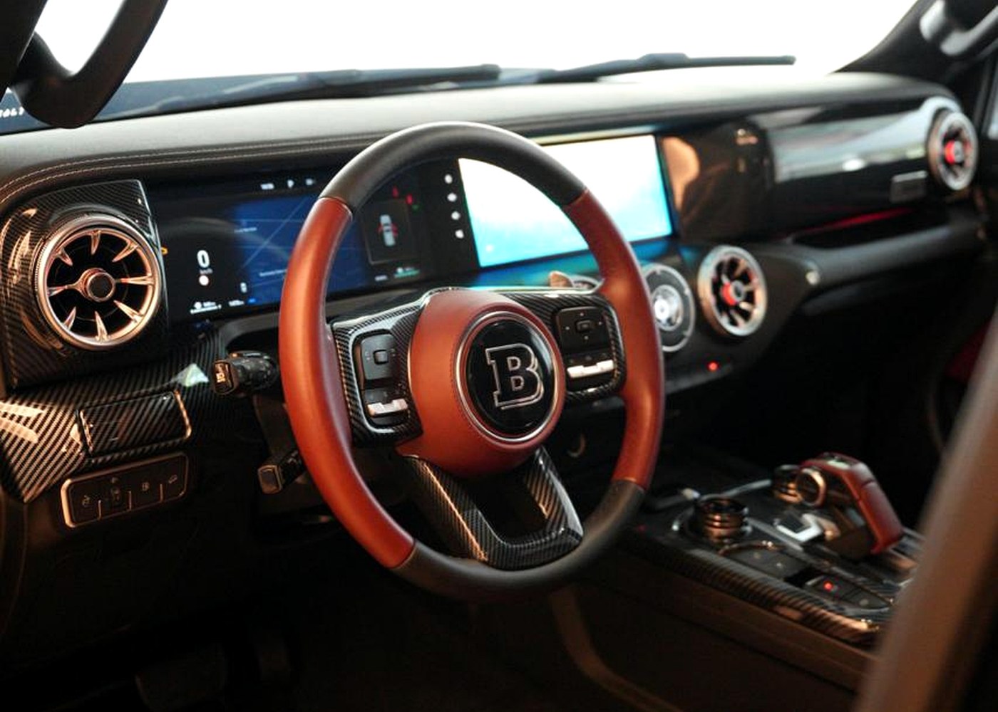 Interior premium do Tank 300 Estilo Brabus